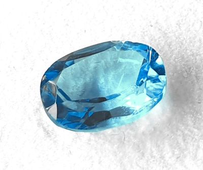 Blue Topaz, faceted