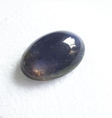 Iolite, cabochon (smooth cut)