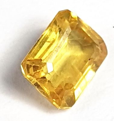 Golden Beryl , faceted – Octagon cut