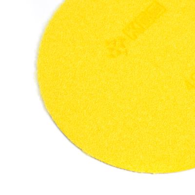 Diamond sanding disc, 150 mm, yellow (400, hook-and-loop)