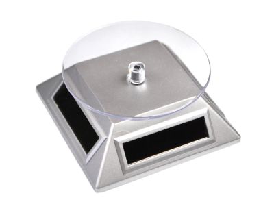 Solar turntable - silver