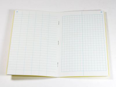 Feldbuch, geheftet, 17x6 & 6x6 mm