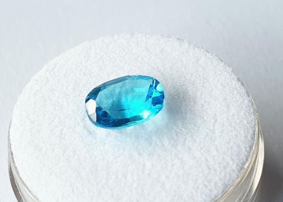 Blue Topaz, faceted