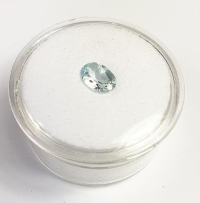 Aquamarine, faceted – Oval cut