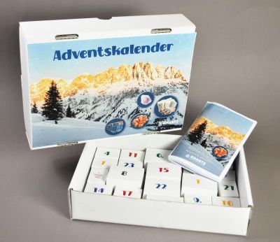 Adventskalender mit Mineralien 2024