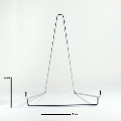 Metal display stand XL, chromed, 315 mm hight