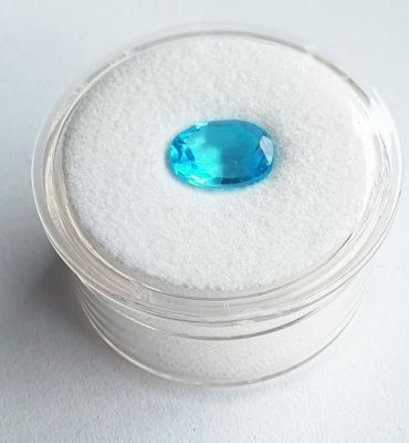 Blue Topaz, faceted