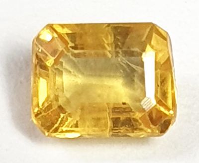 Golden Beryl , faceted – Octagon cut