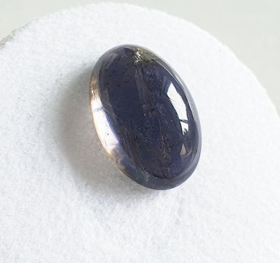 Iolite, cabochon (smooth cut)