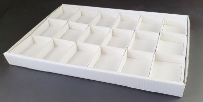Packung mit 18 Faltschachteln (87 x 65 mm)