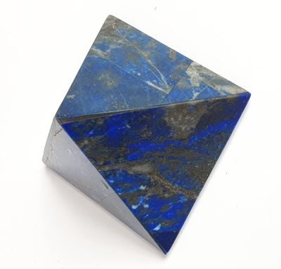 Lapis lazuli, polished pyramid, CHL